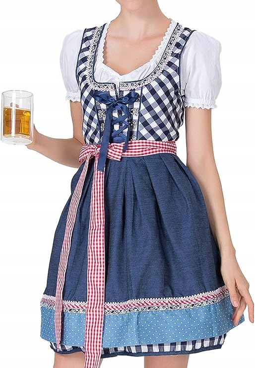 Šaty Bavorský kostým Na Oktoberfest L