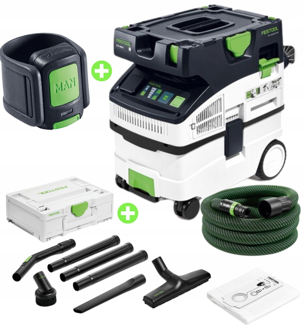 Festool Vysávač Ctm MIDI I, Upratovací set, Bluetooth diaľkové ovládanie 574822