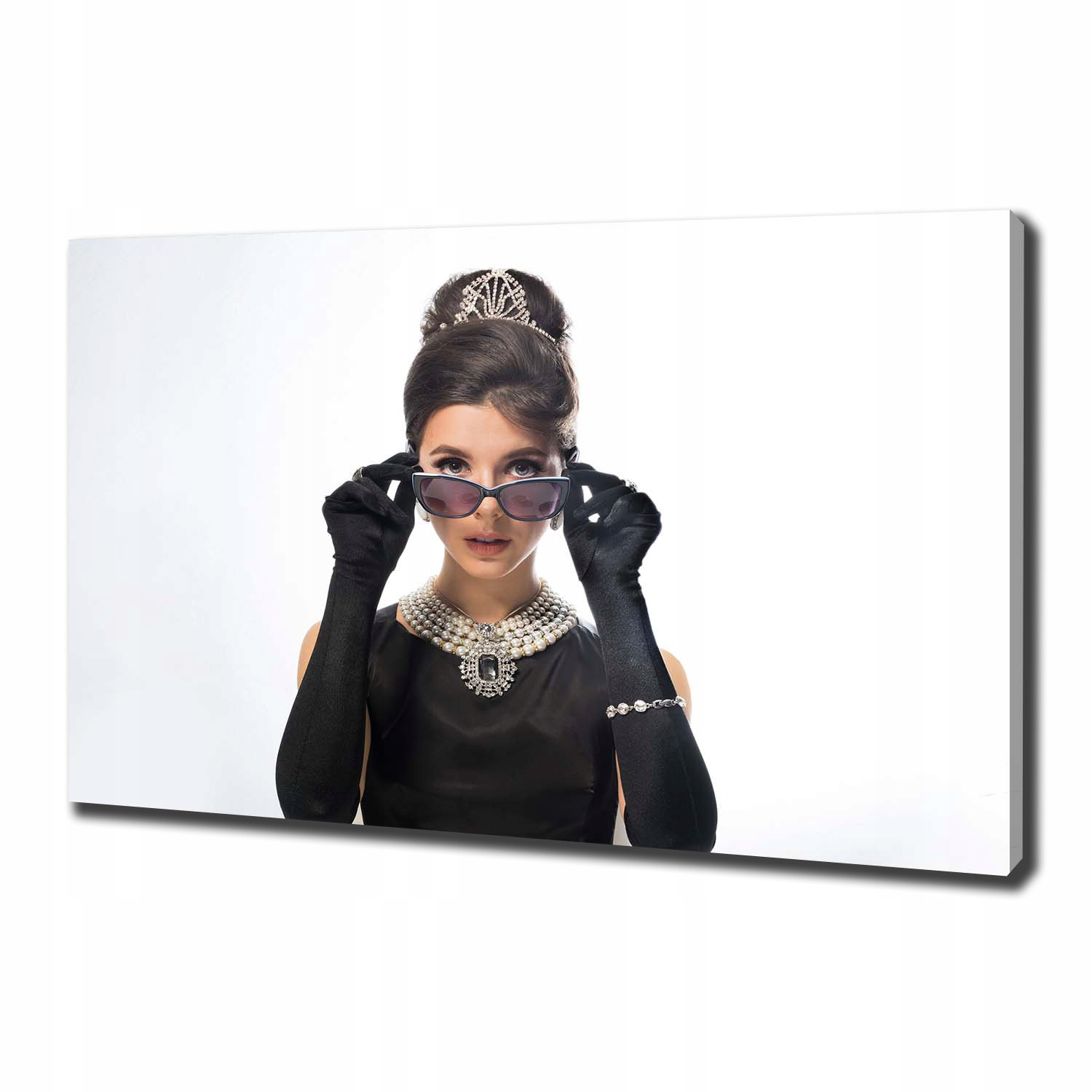 

Foto obraz na płótnie Kobieta w okularach 100x70cm