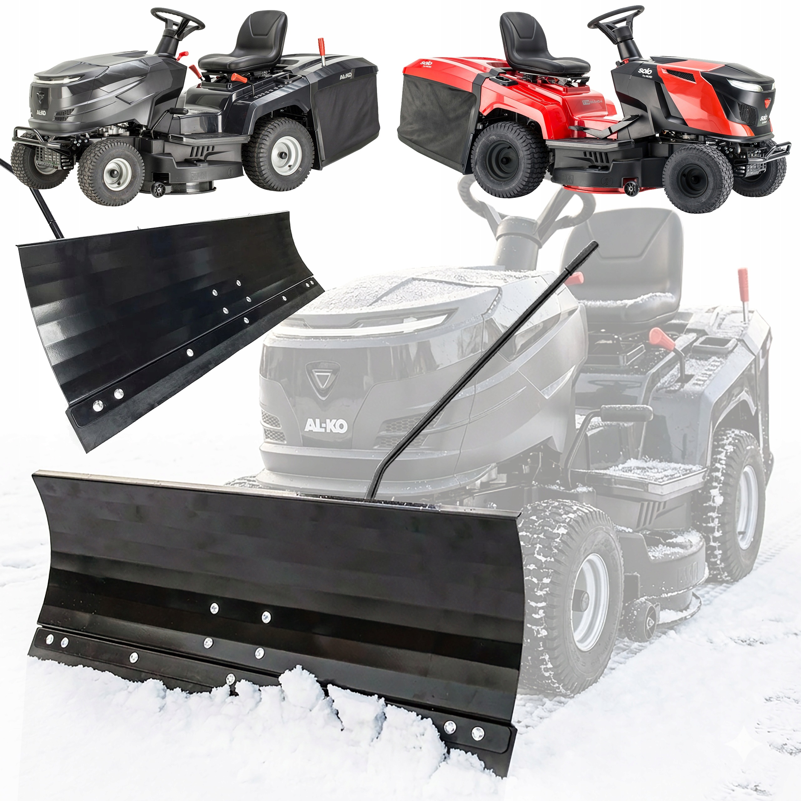 Pług śnieżny 120 cm Traktory Al-ko Easy T13-86.6 M-a Hd-a T14-86.6 Hd-a