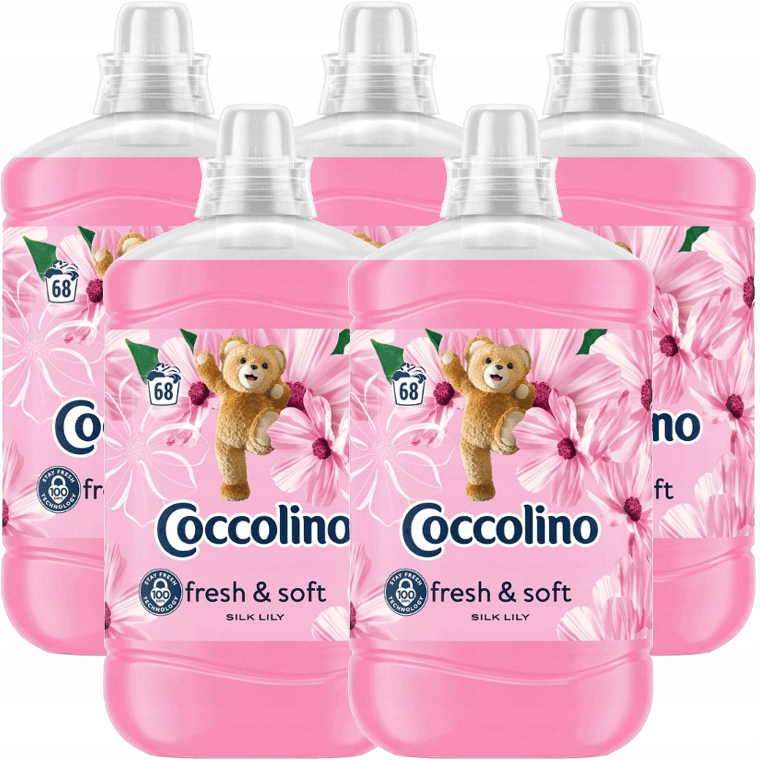 Levně Coccolino Creations Silk Lily tekutá aviváž 1,7L 68 praní x5