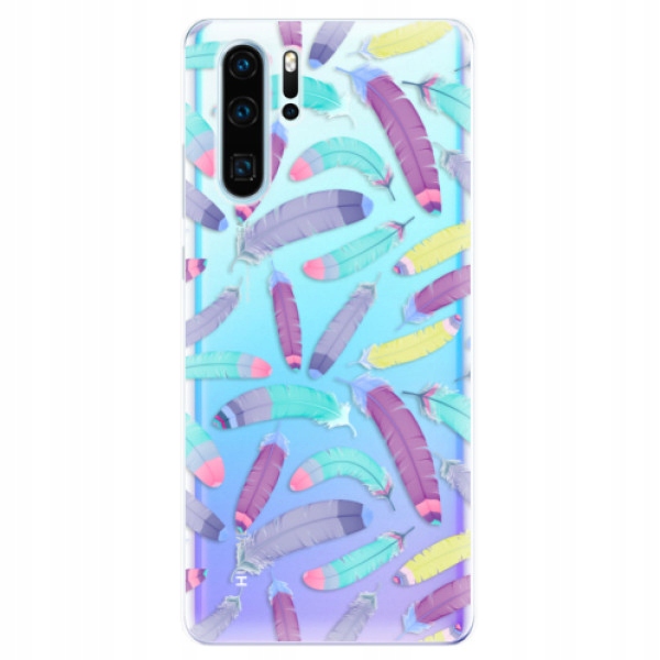 Silikonowe etui iSaprio Feather Pattern 01 do Huawei P30 Pro