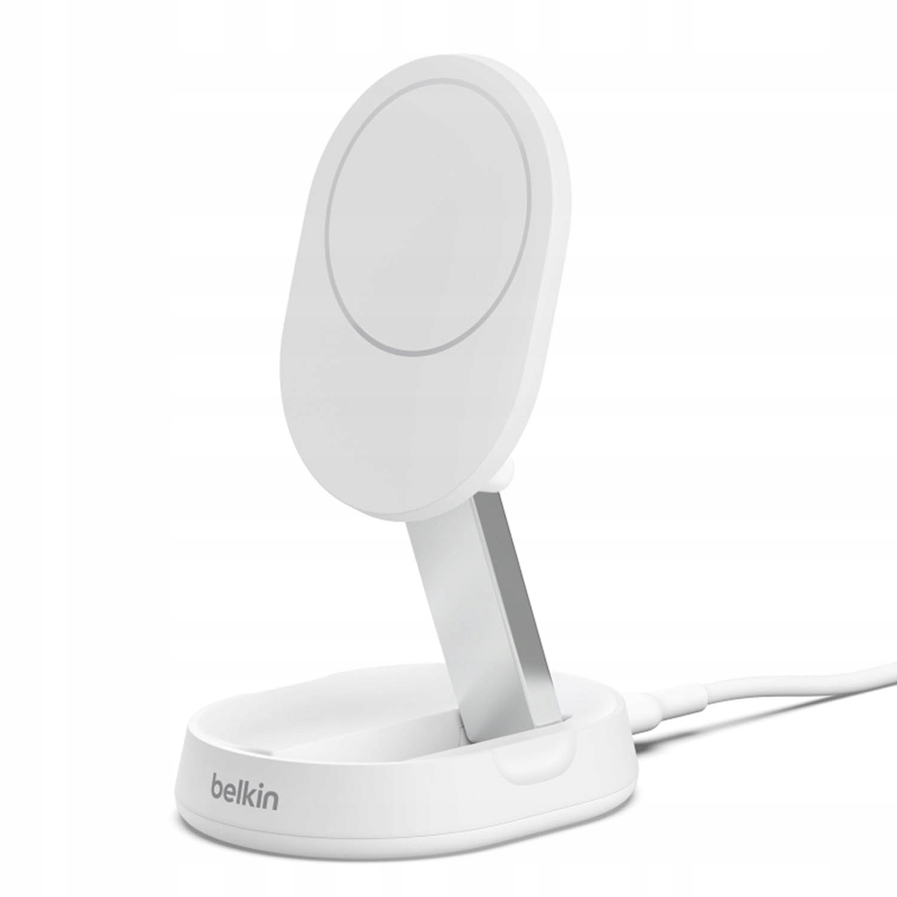 Belkin BoostCharge Pro Indukční nabíječka MagsSafe, Qi2 napájecí zdroj, bílá