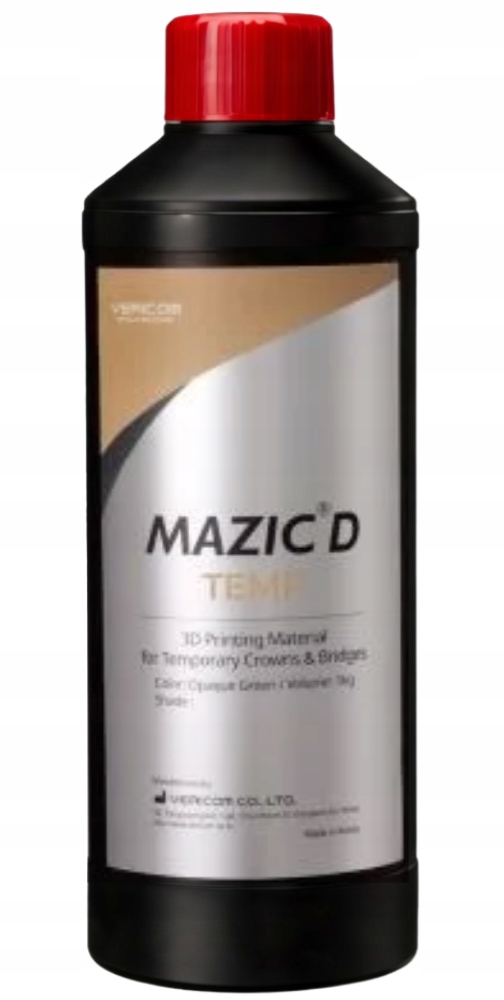 Uv pryskyřice Vericom Mazic D Temp Bl 1 kg 1 l pro 3D tiskárnu