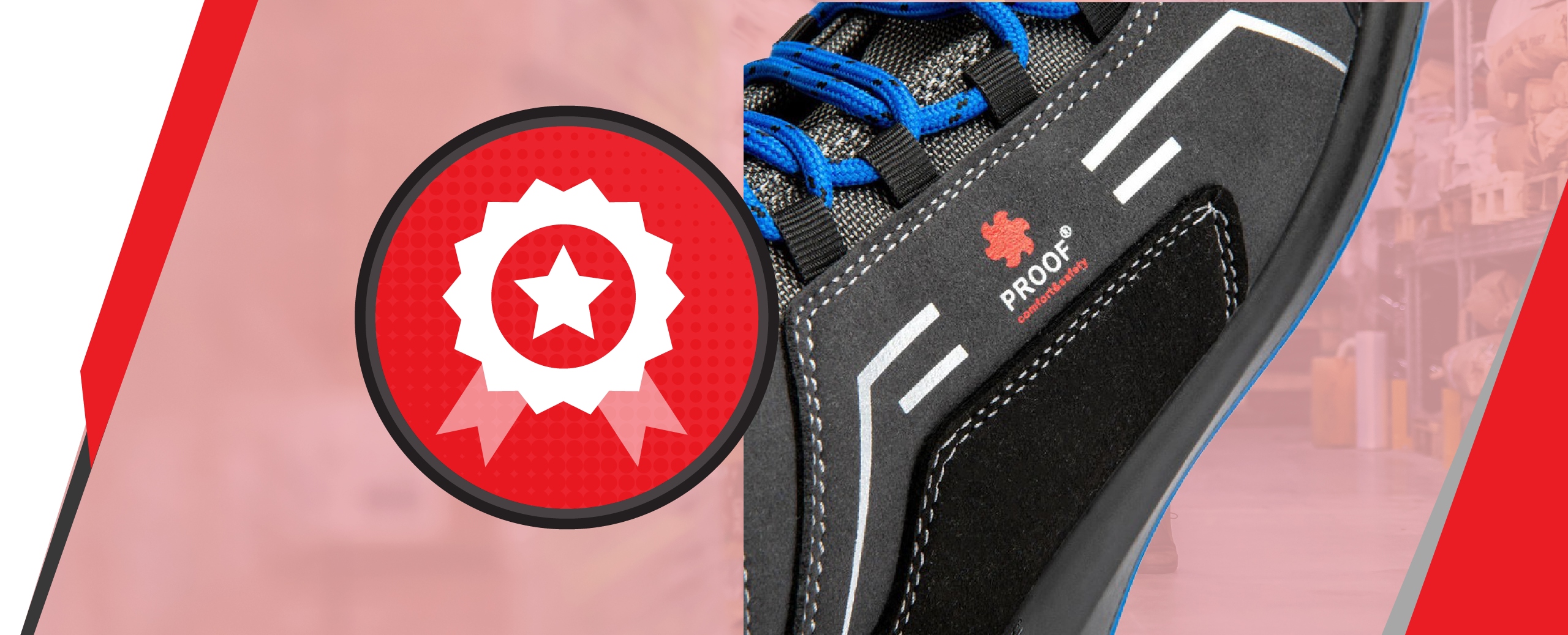 BUTY ROBOCZE OCHRONNE PÓŁBUTY LEKKIE S3 SRC PROOF KAPS7 ROZ. 42 + WKŁADKA Marka Proof