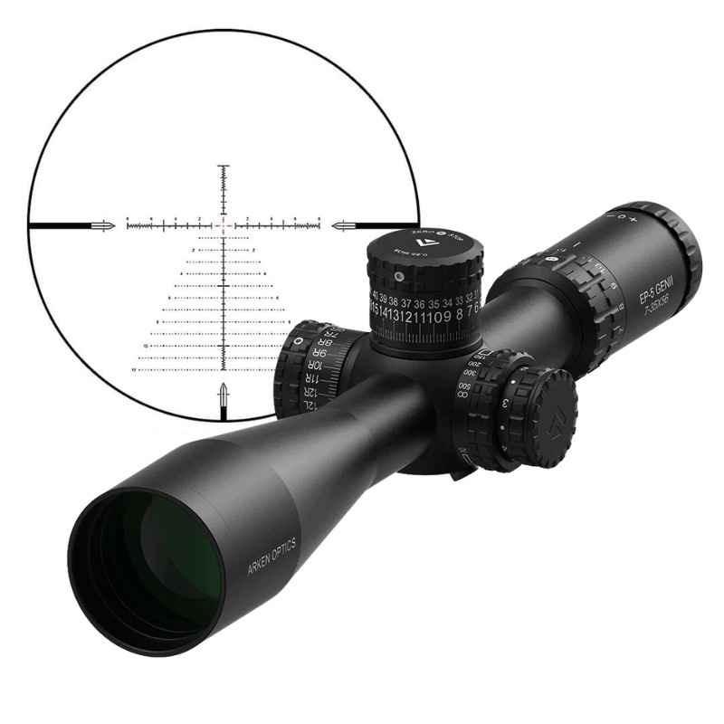 Zaměřovací dalekohled Arken EP-5 GenII 7-35x56 Vpr MIL Azs Zero Stop Mrad