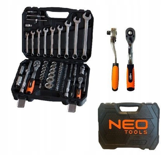 Набор инструментов 1/2, 1/4, 82шт. Neo 08-672
