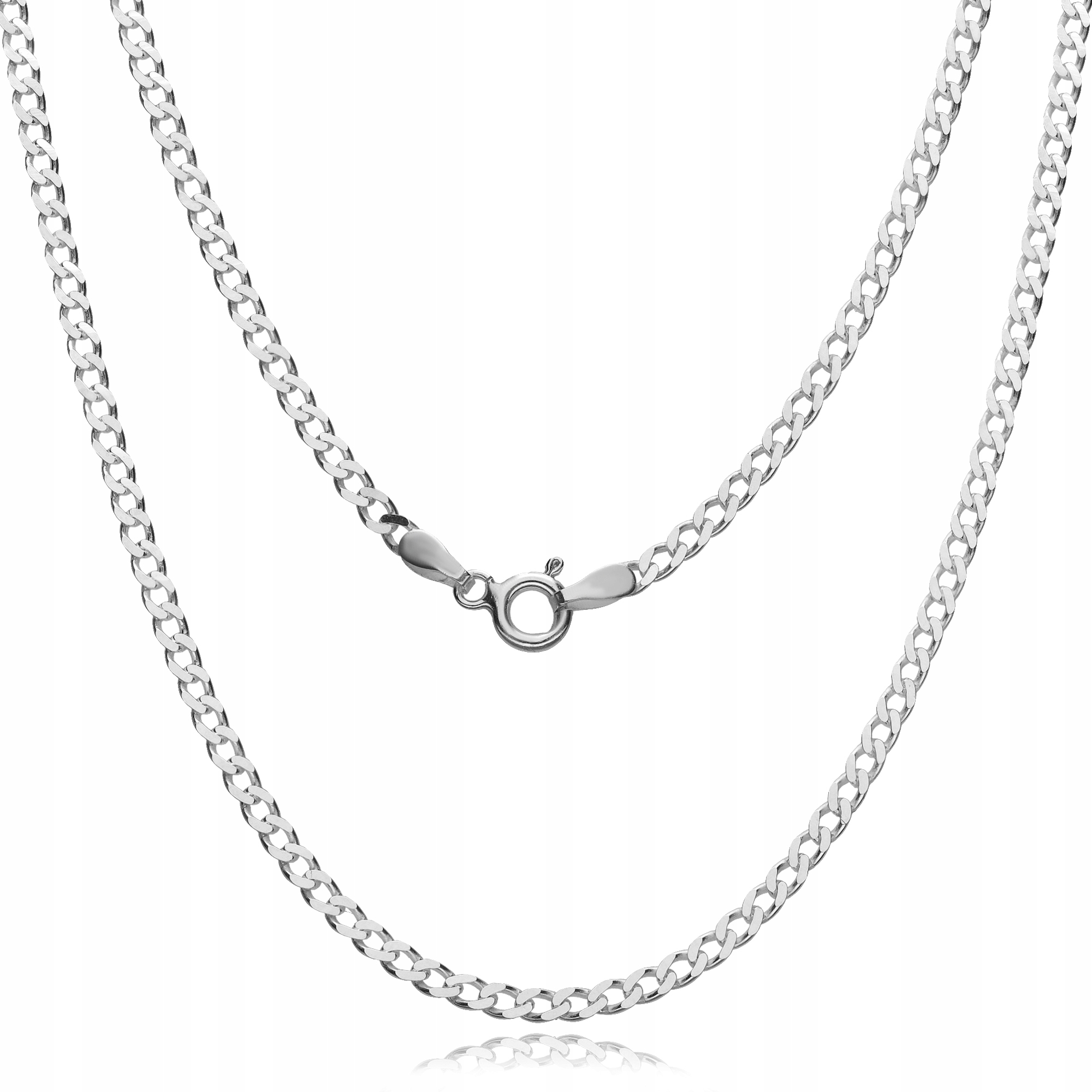 Řetízek Pancíř Stříbrný Dámský Pánský Pd7 2.7mm 60cm Stříbro 925