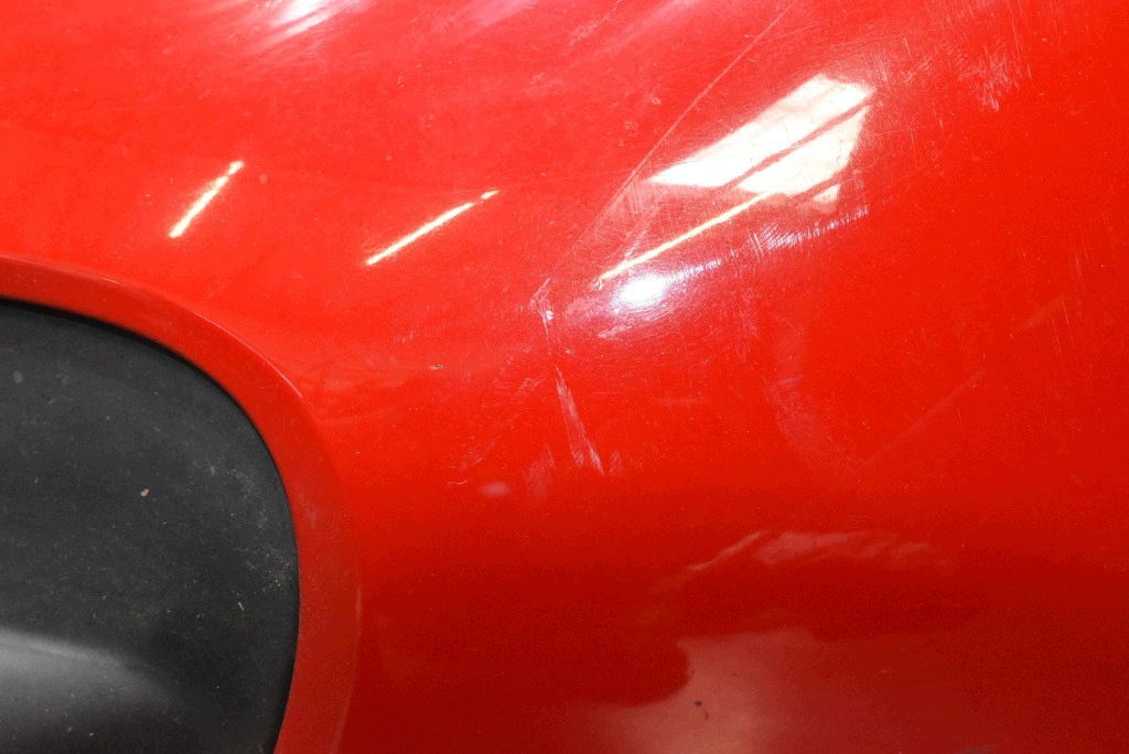 bumper front front red PEUGEOT 207 1 and 06-09
