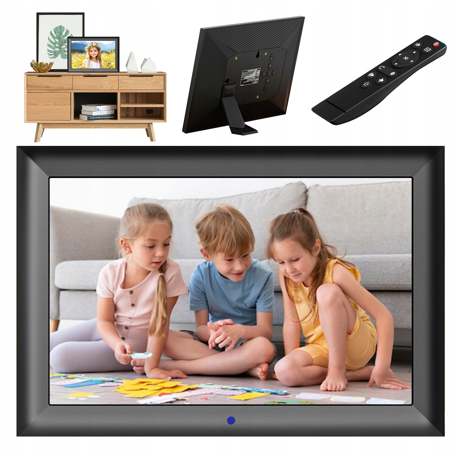Rámeček Digitální Na Fotografie Usb Hd Ips Displej 10,1" 1280X800 S Dálkovým Ovládáním