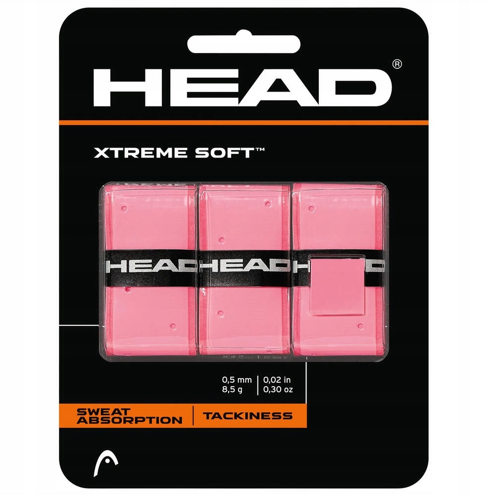 Head Xtreme Soft (3szt.) Pink Owijka Tenisowa