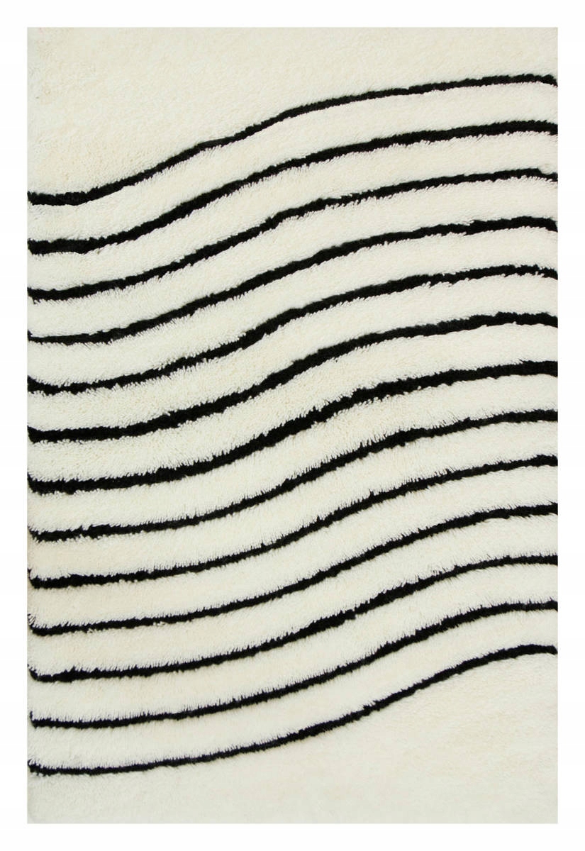 

60x100 cm Biały Czarny Mięciutki Dywanik Do Wc