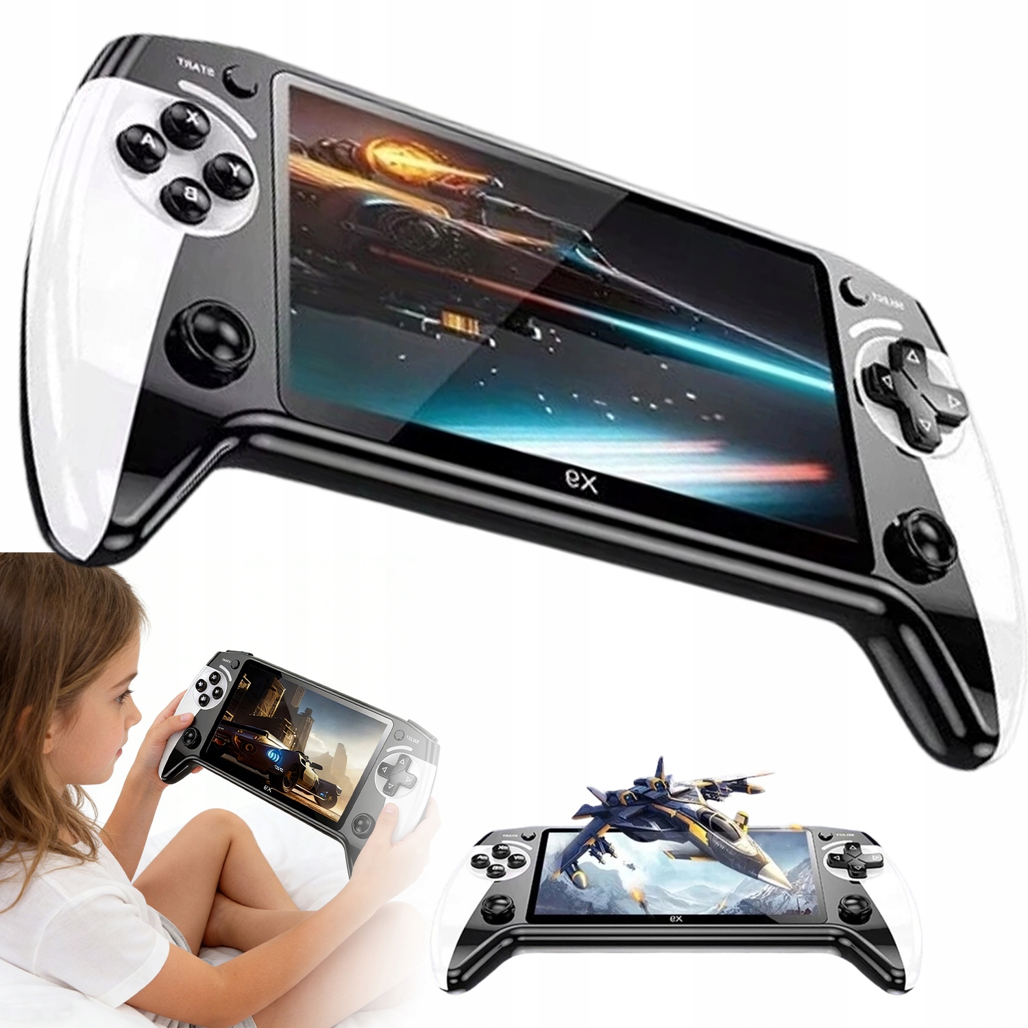 Konsola Retro X9 Z Ekranem 5.5 Cala 6000+ Gier I Pamięcią 128GB