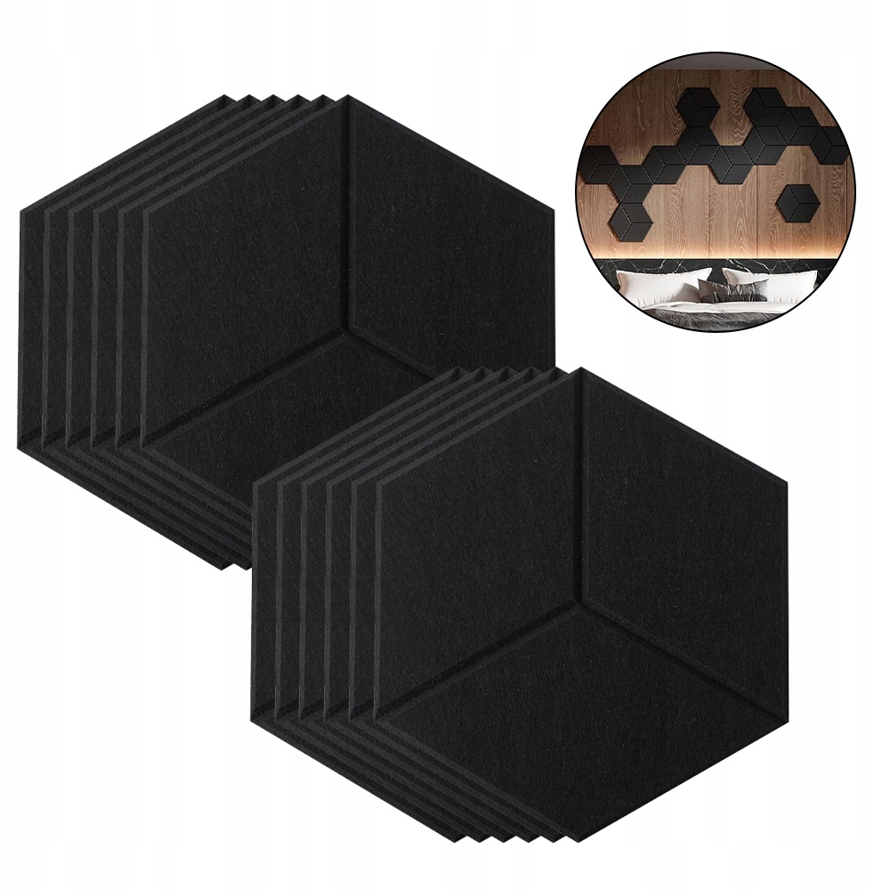 Polyesterové Samolepicí Dekorativní A Akustické Vláknité Panely