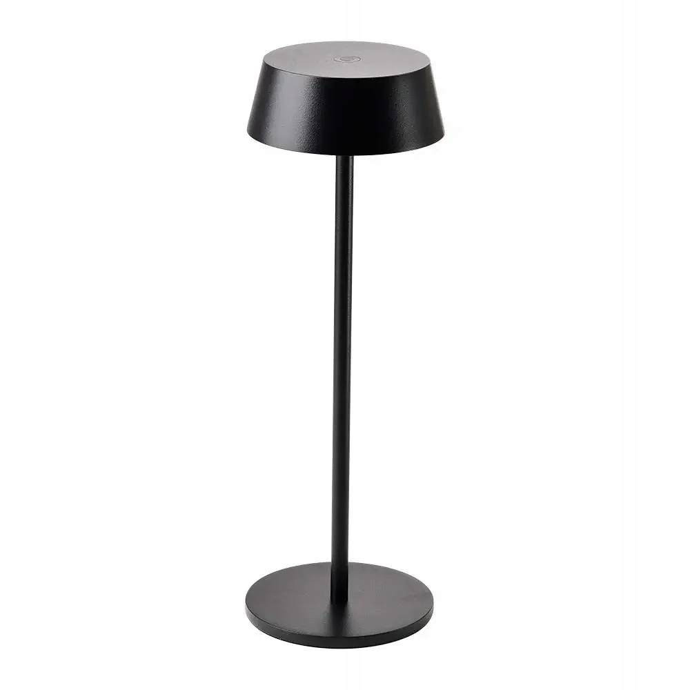 Vonkajšia stolová Led lampa Usb s akumulátorom, dotyková, čierna, 32 cm V-tac