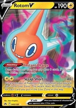 Crown Zenith Ultra Rare 045/159 Rotom V