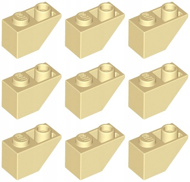 

Lego 3665 Skos 2x1 piaskowy Nowy (10g) 9 szt.