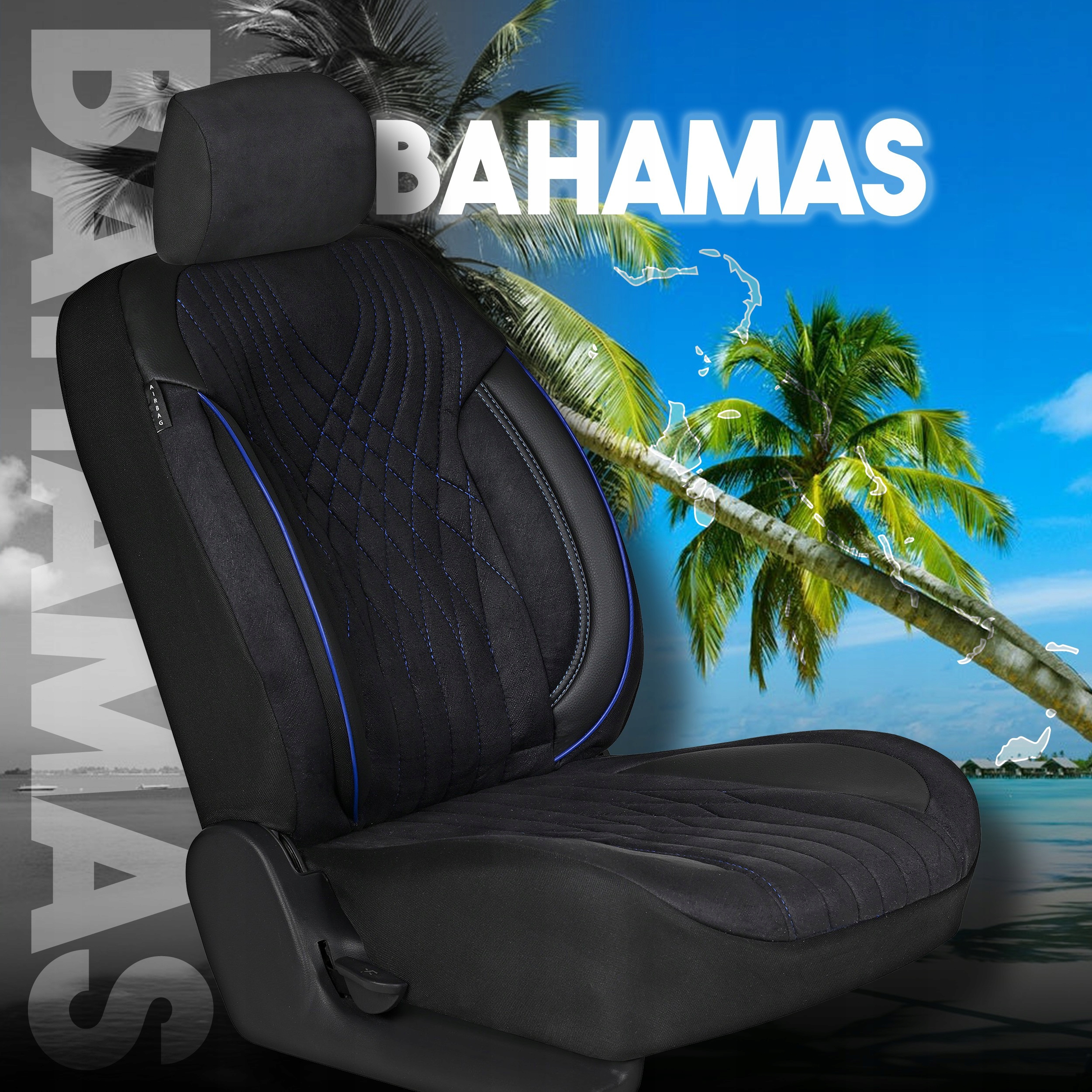 Pokrowce samochodowe Wildcar Bahamas Niebieskie Producent Wildcar