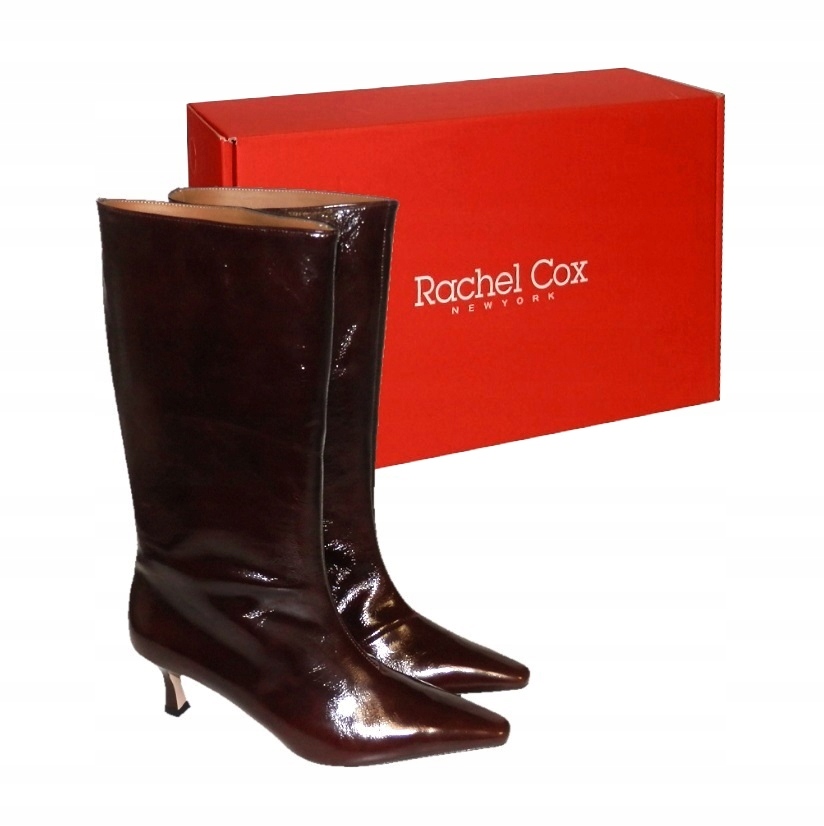 Kozačky Rachel Cox Jafar MID Kožené 38