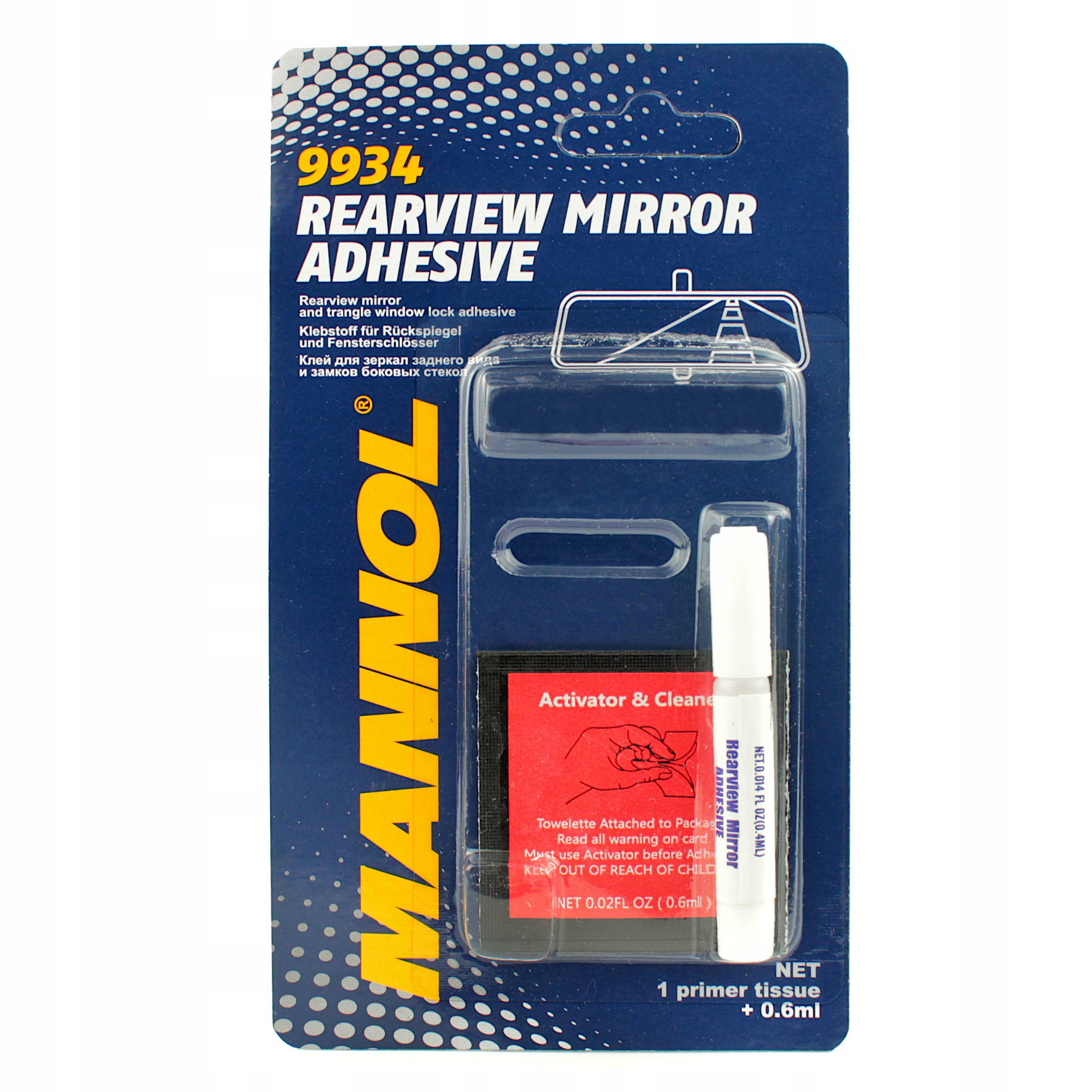 

Klej do lusterek wstecznych Mannol 9934 bezbarwny