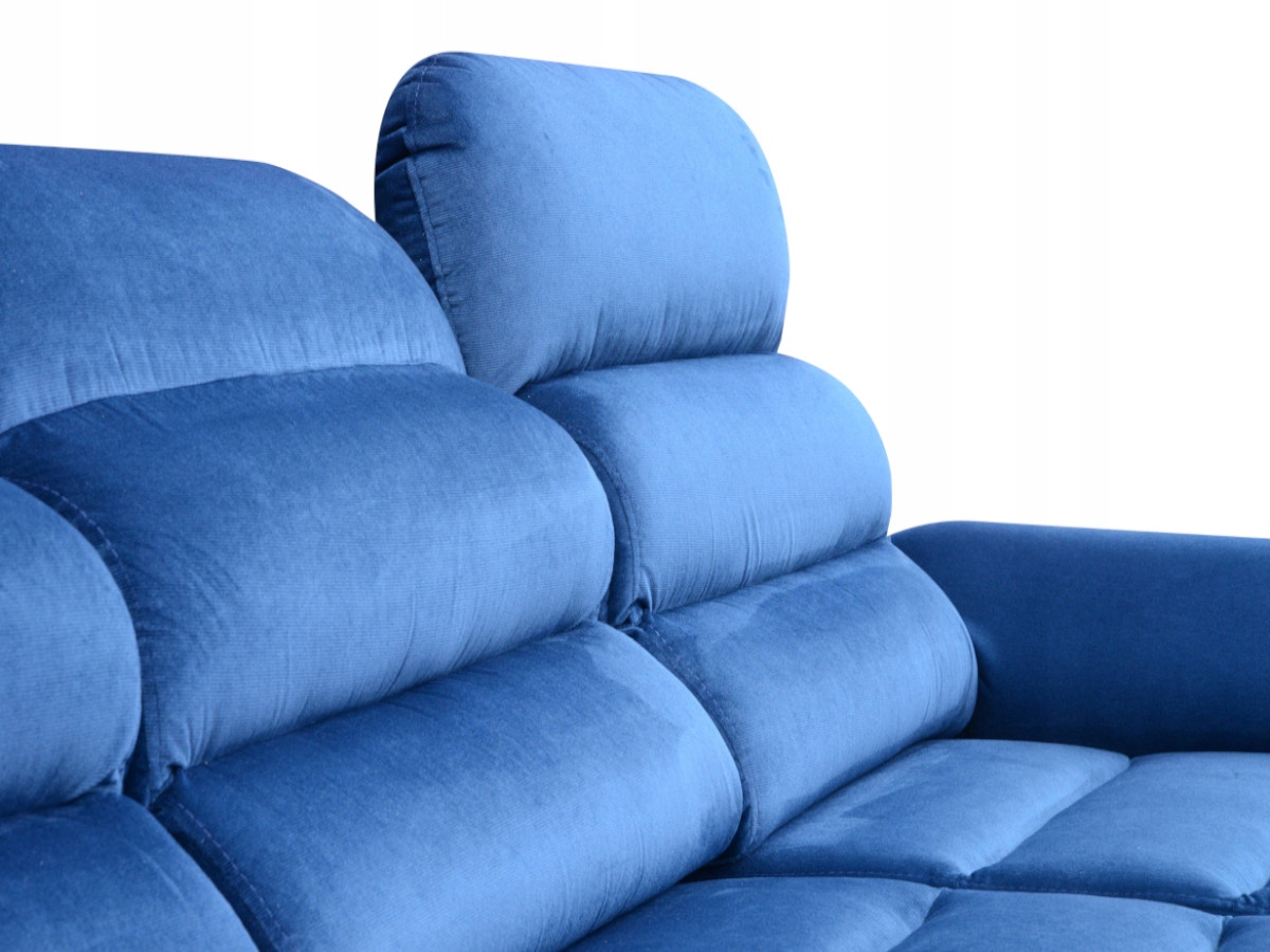 Pohovka pro 3 osoby 238 opěrky hlavy nastavitelné područky Kongo RBS02