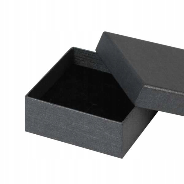 

Pudełko Jubilerskie Grafitowe Duże Ozdobne