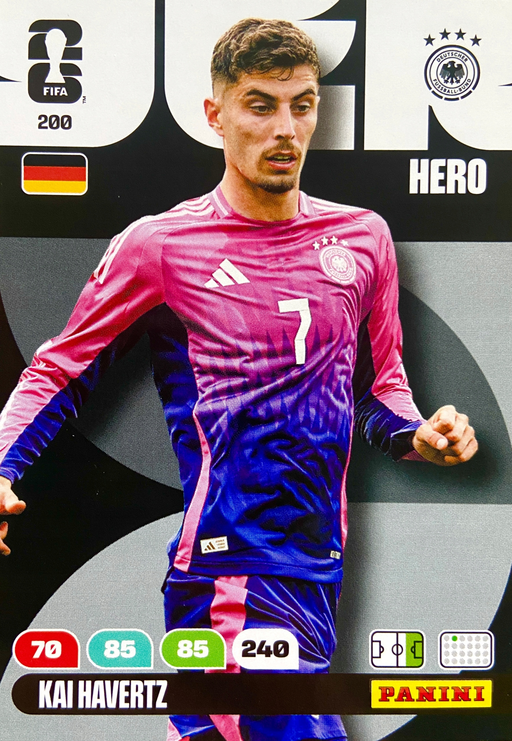 Panini Fifa World Cup 2026 karta piłkarska Hero 200 Kai Havertz Niemcy