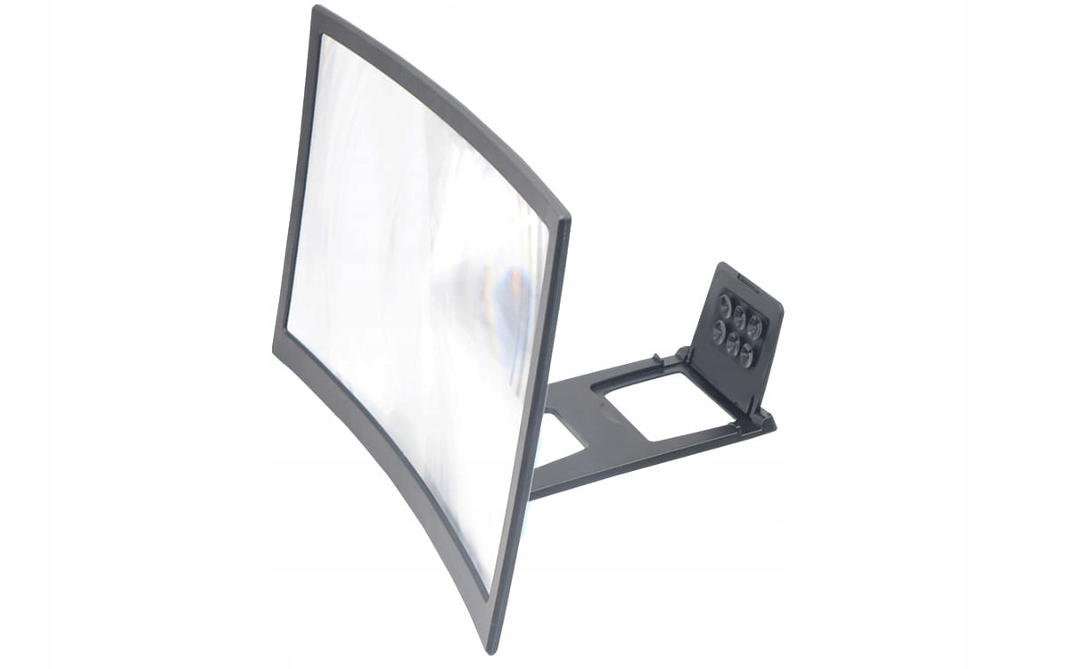 Ekran szkło powiększające do telefonu lupa 11 cali Kolor czarny