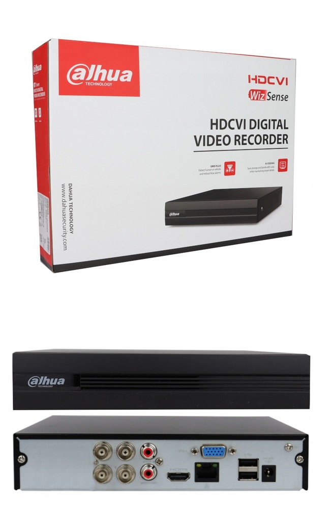 

Rejestrator Analogowy Dahua Do 4 Kamer 2MPX Fullhd