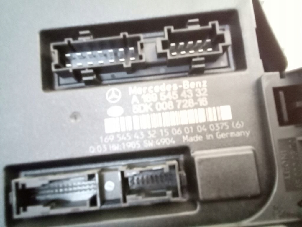Mercedes W169 module BSI A1895454332