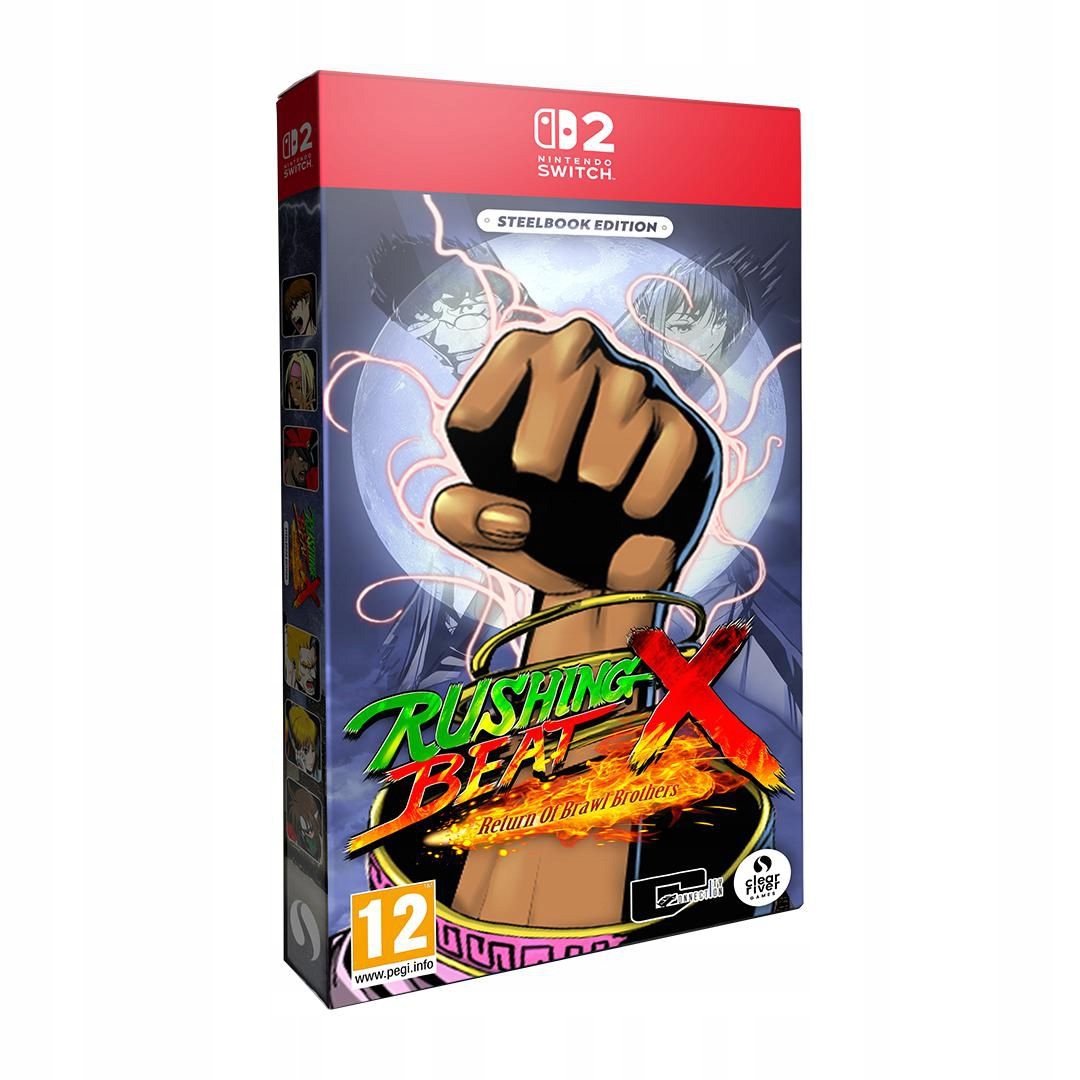 Switch 2 Rushing Beat X: Return of Brawl Brothers Steelbook Edition