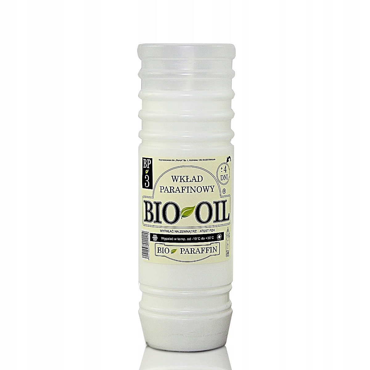 

Wkład Płomyk Bio Oil 3 (30 sztuk) 96h Bp 3