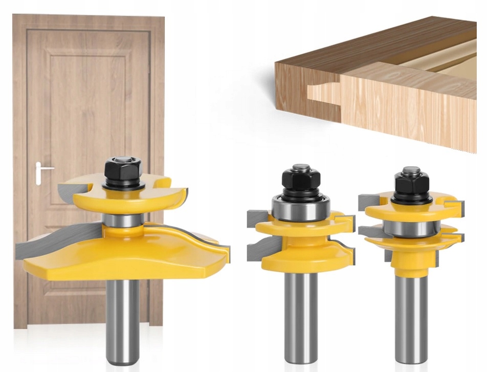 Frez do drewna łączenia drzwi czop 41,3mm 12mm Kod producenta rfvdevdcfsdx