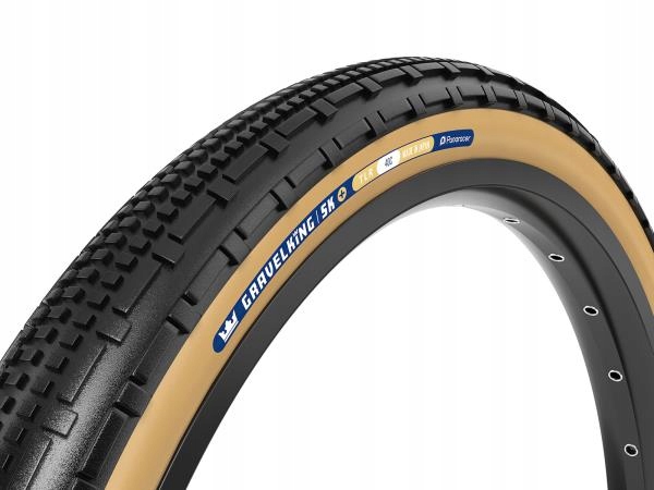 Opona Panaracer GravelKing Sk+ 700x40C czarno-brązowa aramid (new)