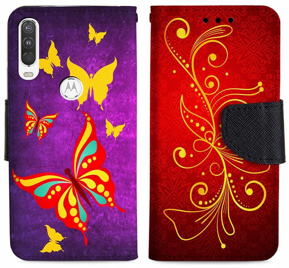 

Etui Portfel Foto Case do Motorola One Action