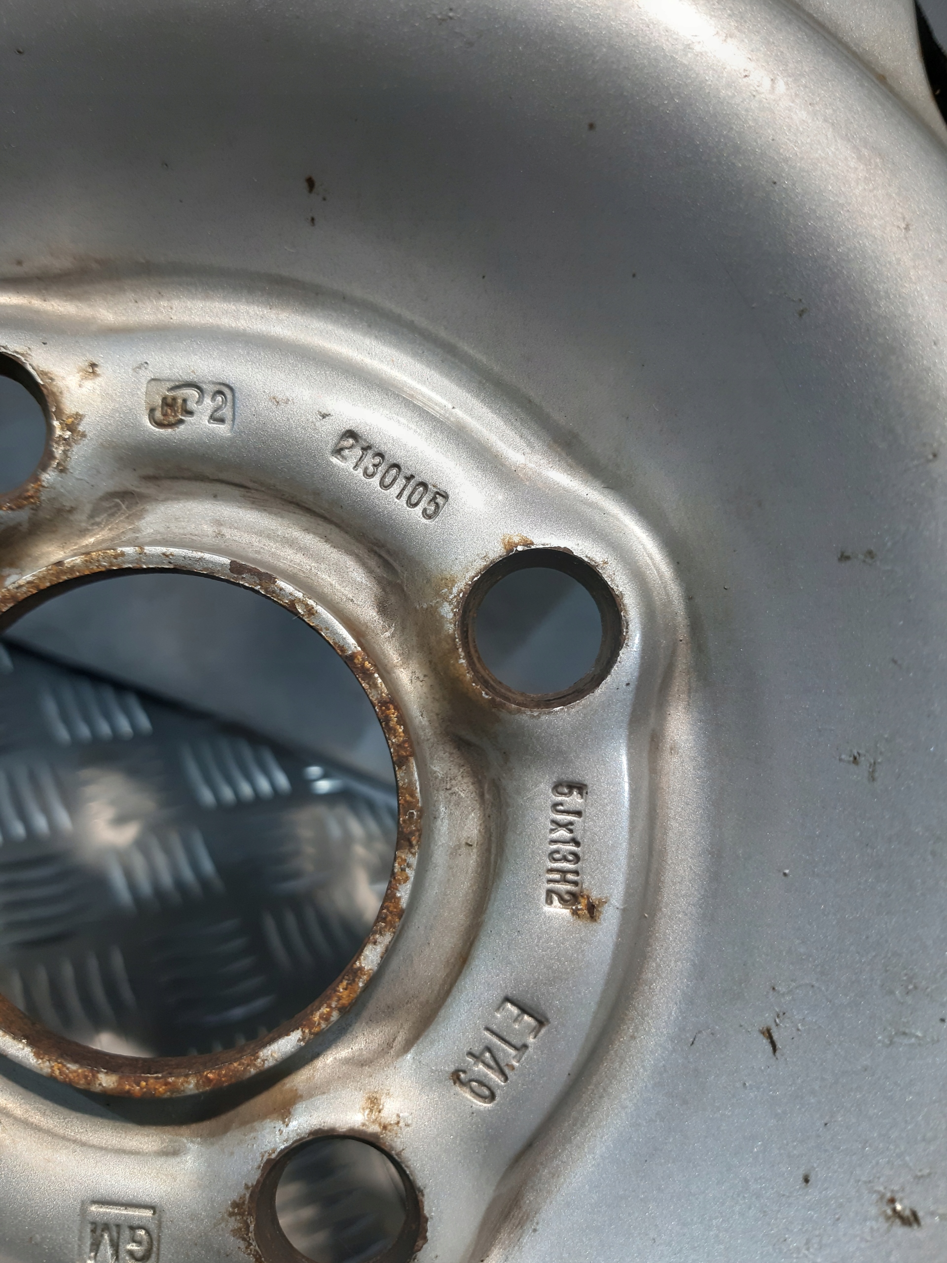 disk stalowa 1x Opel OE 5J R13 4x100 ET 49