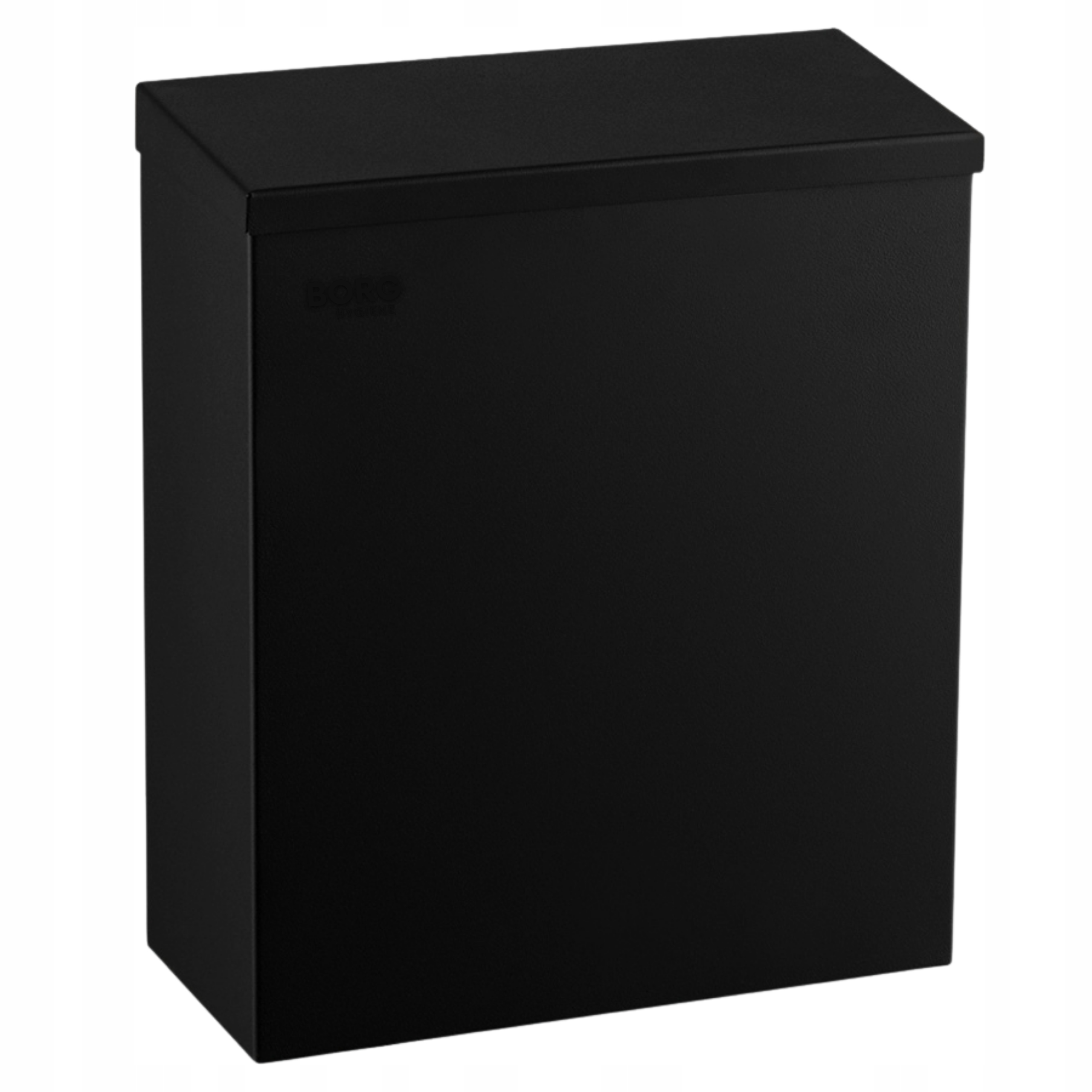 Nástěnný koš na hygienické odpadky 7L Ocelový Černý Mat Borg Hygiene