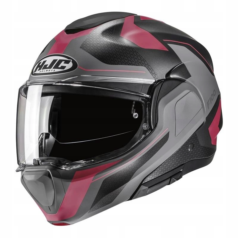 Motocyklová prilba Hjc F100 Bios Pink/grey ružová šedá Darčeky