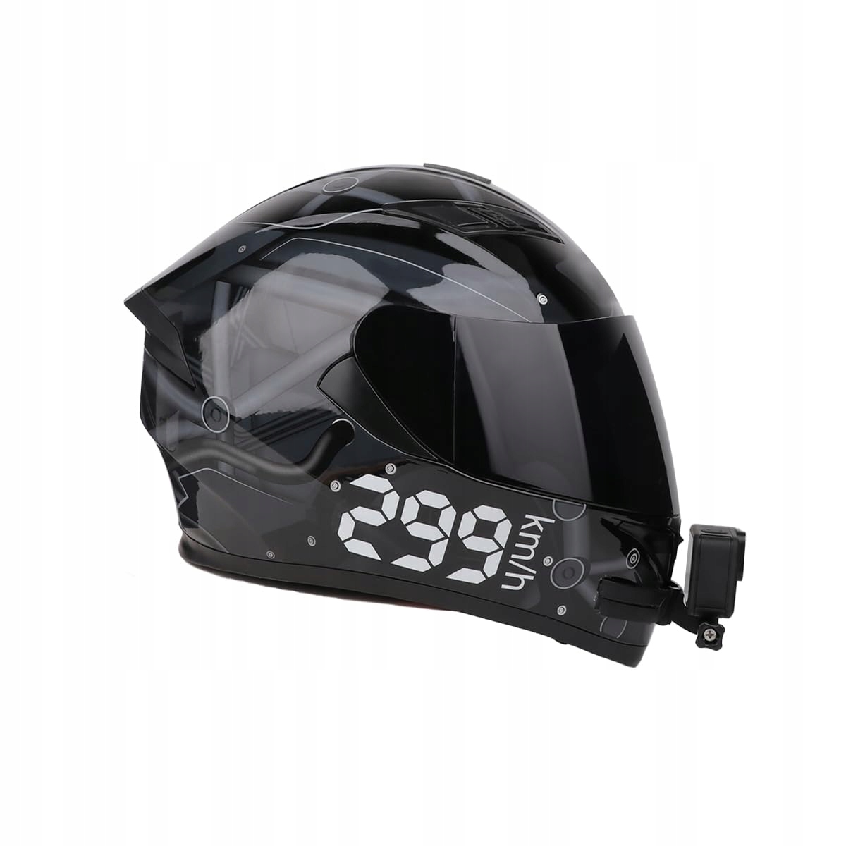 Uchwyt Pod Brodę Kasku Motocyklowego do GoPro Hero 13 12 Xiaomi Lupholue — miniatura 2
