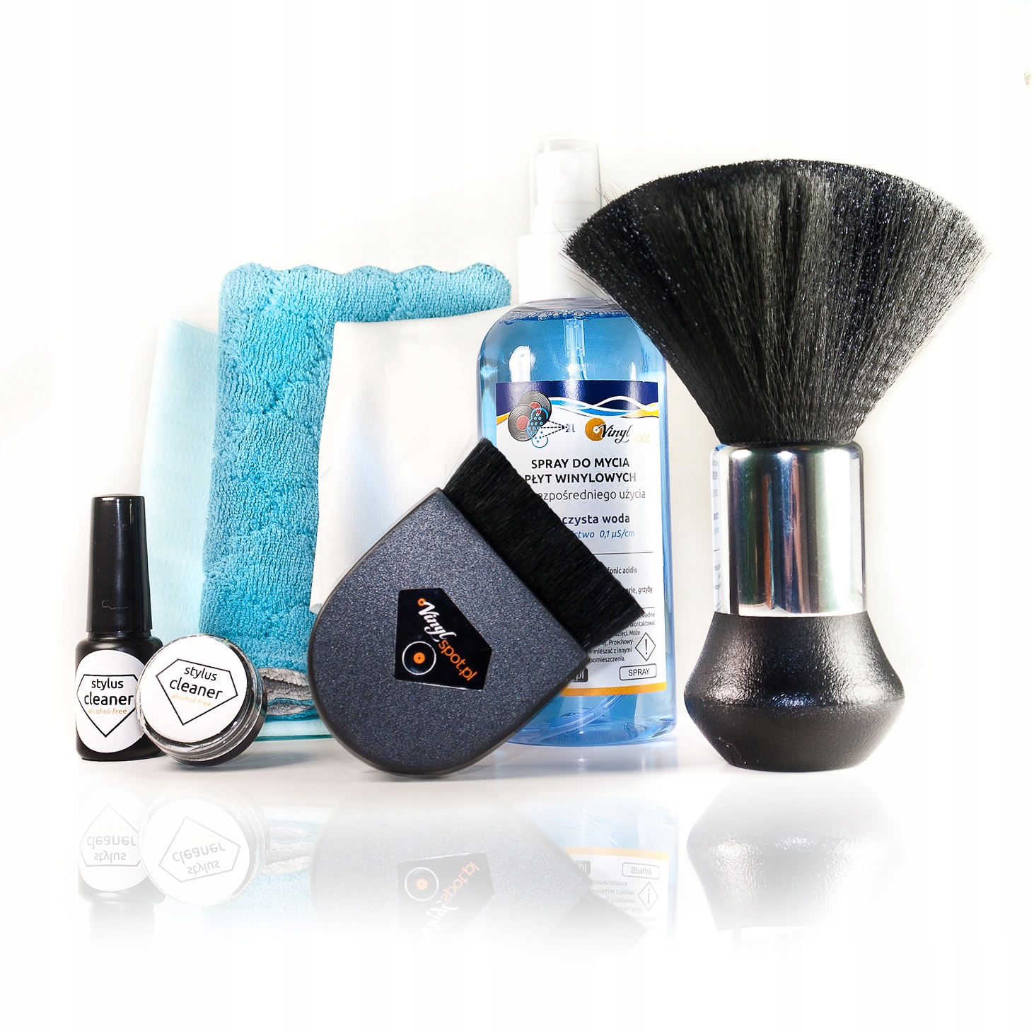 Sada Na Čištění vinylových desek, mytí gramofonu, Velký Vinylspot