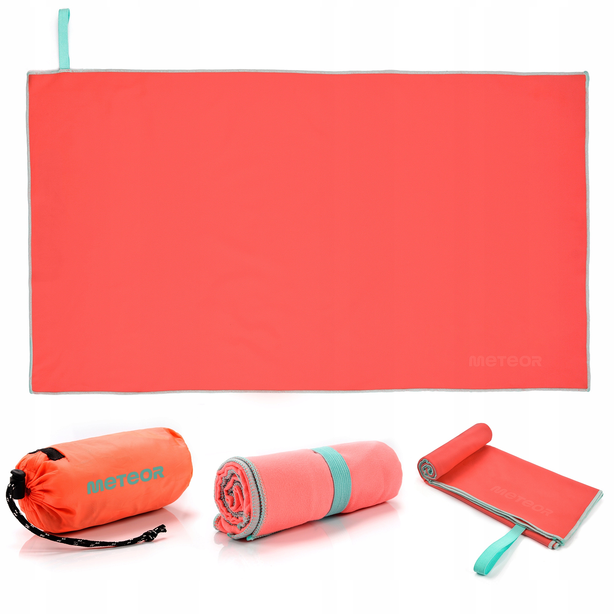RĘCZNIK SPORTOWY SZYBKOSCHNĄCY NA TRENING BASEN PLAŻĘ METEOR L 80/130 cm