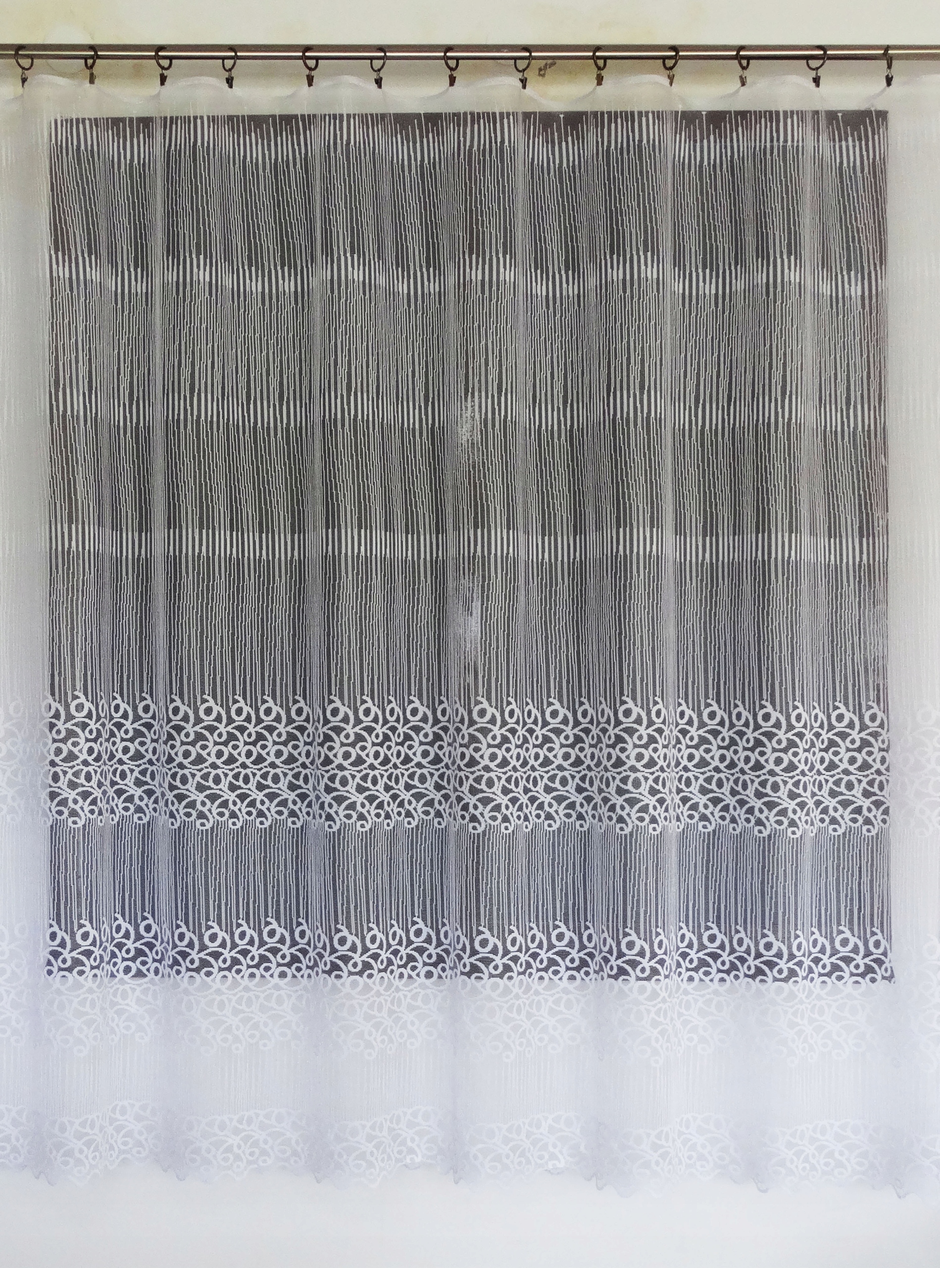 Mg Záclona žakár 629/47 500X180 hotová s páskou M