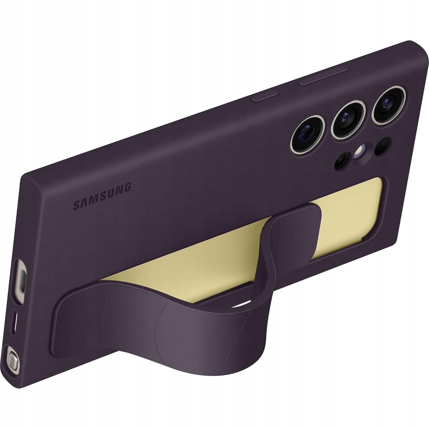 Etui z podstawką do Galaxy S24 Ultra, Samsung mocny case obudowa z silikonu