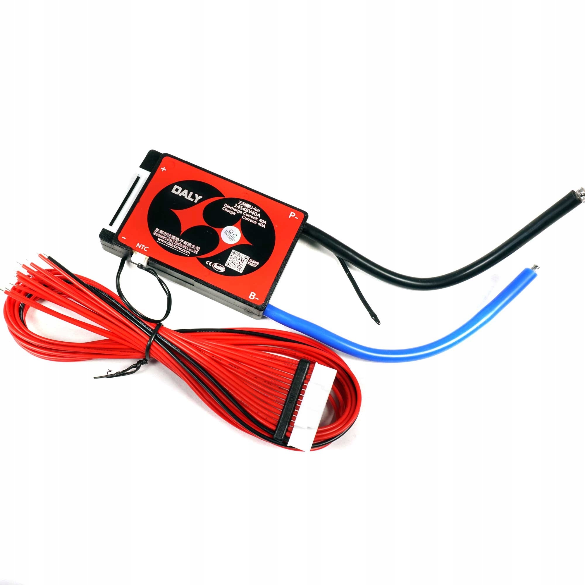 Bms 14S 40A Daly IP67 pro články Li-Ion 18650 teplotní senzor NTC10k