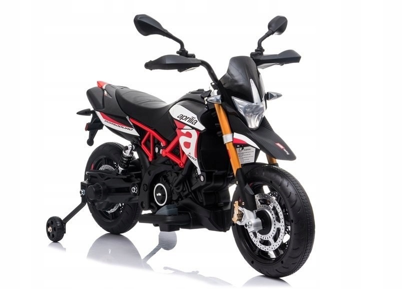 Motor Na Akumulator Dla Dziecka Aprilia A007 2X35W 5KM/H Led Koła Eva Skóra