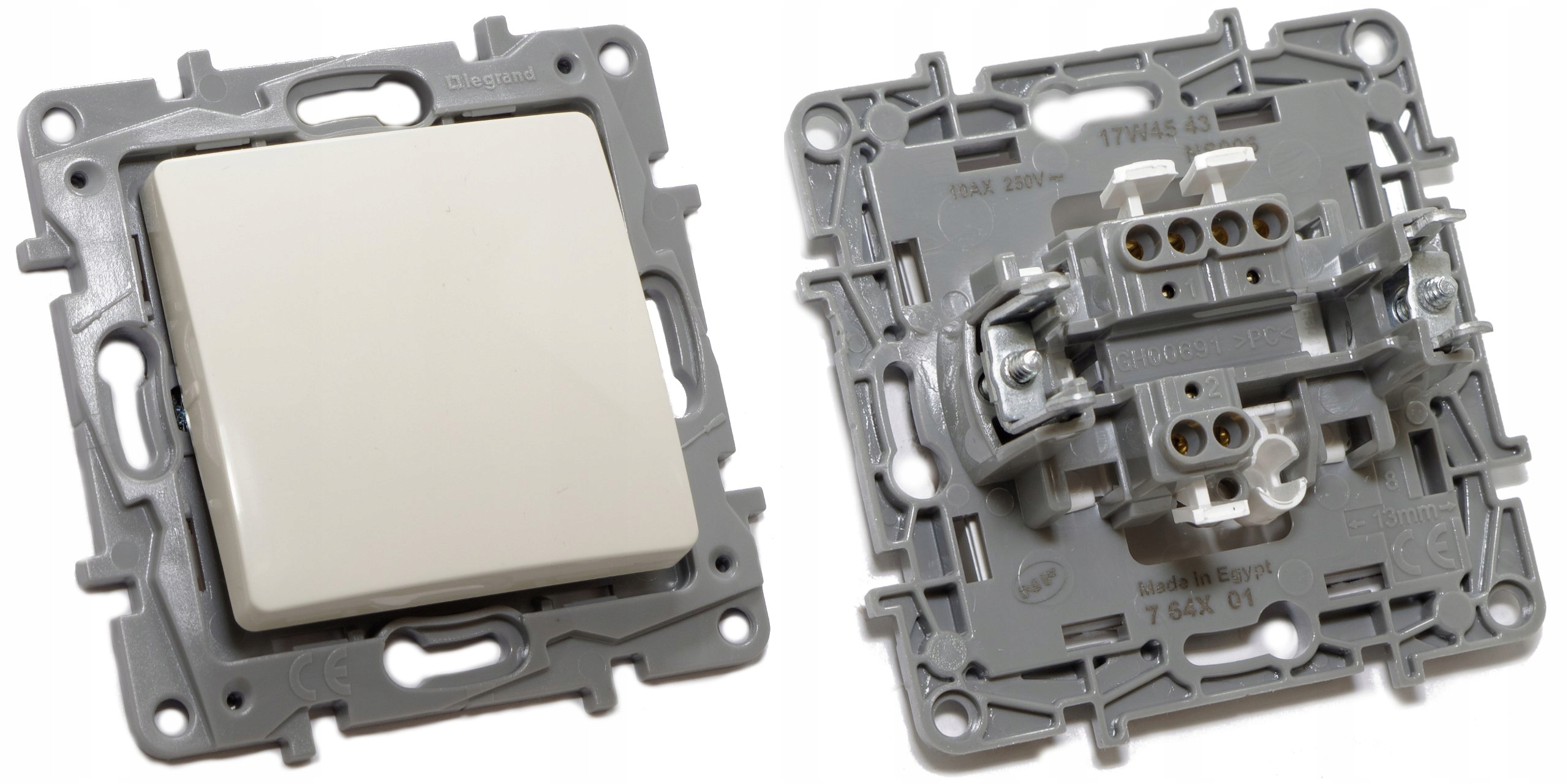 

Włącznik schodowy Legrand Niloe 764601 krem