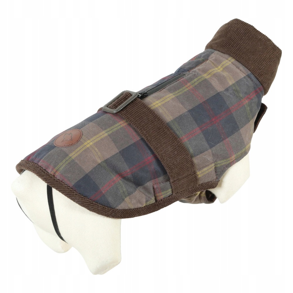 Zolux Cheverny Kurtka w Kratę dla Psa Brązowa 40cm Shih Tzu Mops Ubranko