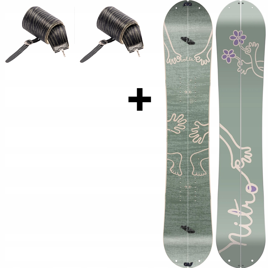 DAMSKI splitboard + foki / NITRO Volta | 151cm
