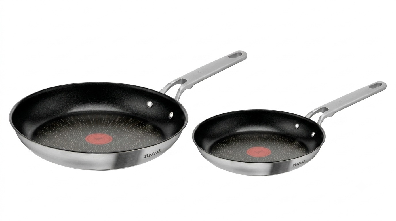 Zestaw patelni stalowych Tefal Extreme 24/28cm indukcja nieprzywierająca