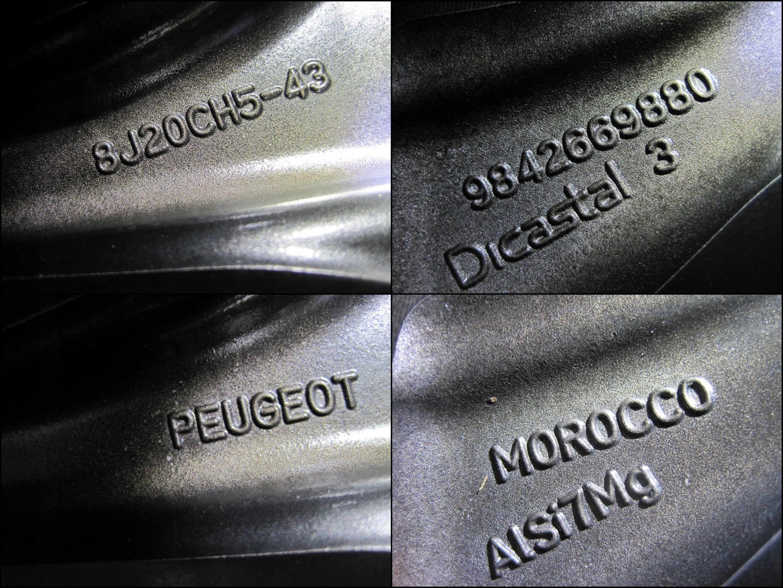 wheels discs tyres PEUGEOT 5008 III R20 24R